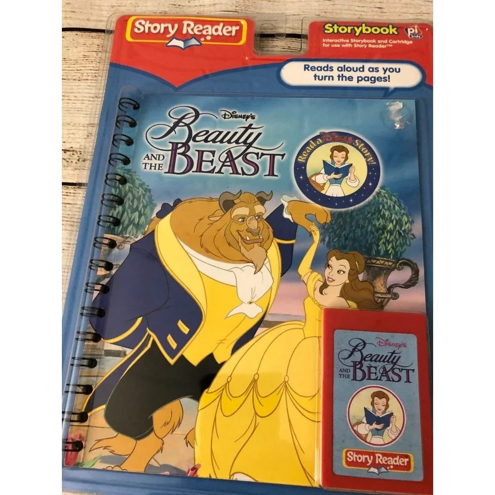Disney Story Book‎ Reader Storybook Beauty The Beast Interactive Cartridge NWT